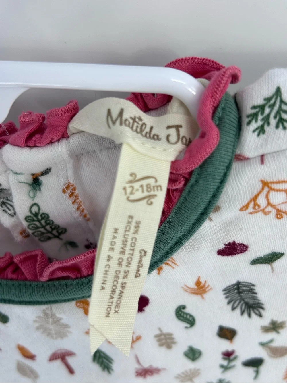 Matilda Jane Fall Forest Pumpkin Onesie - 12/18